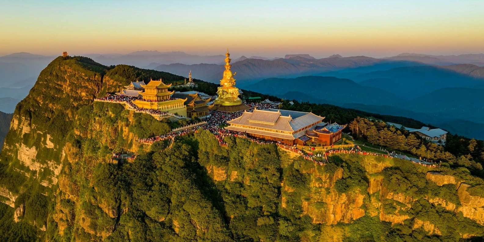 A scenic view of mount emei