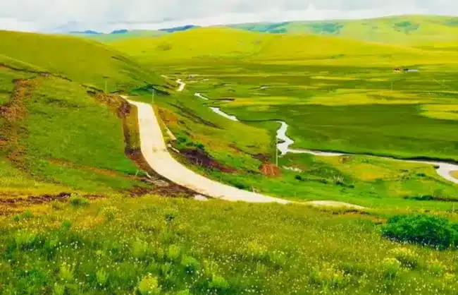 A scenic view of Mulan Prairie