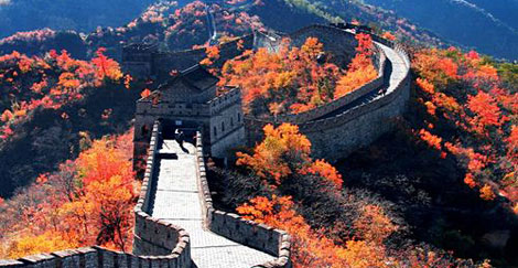 A scenic view of mutianyu_great_wall