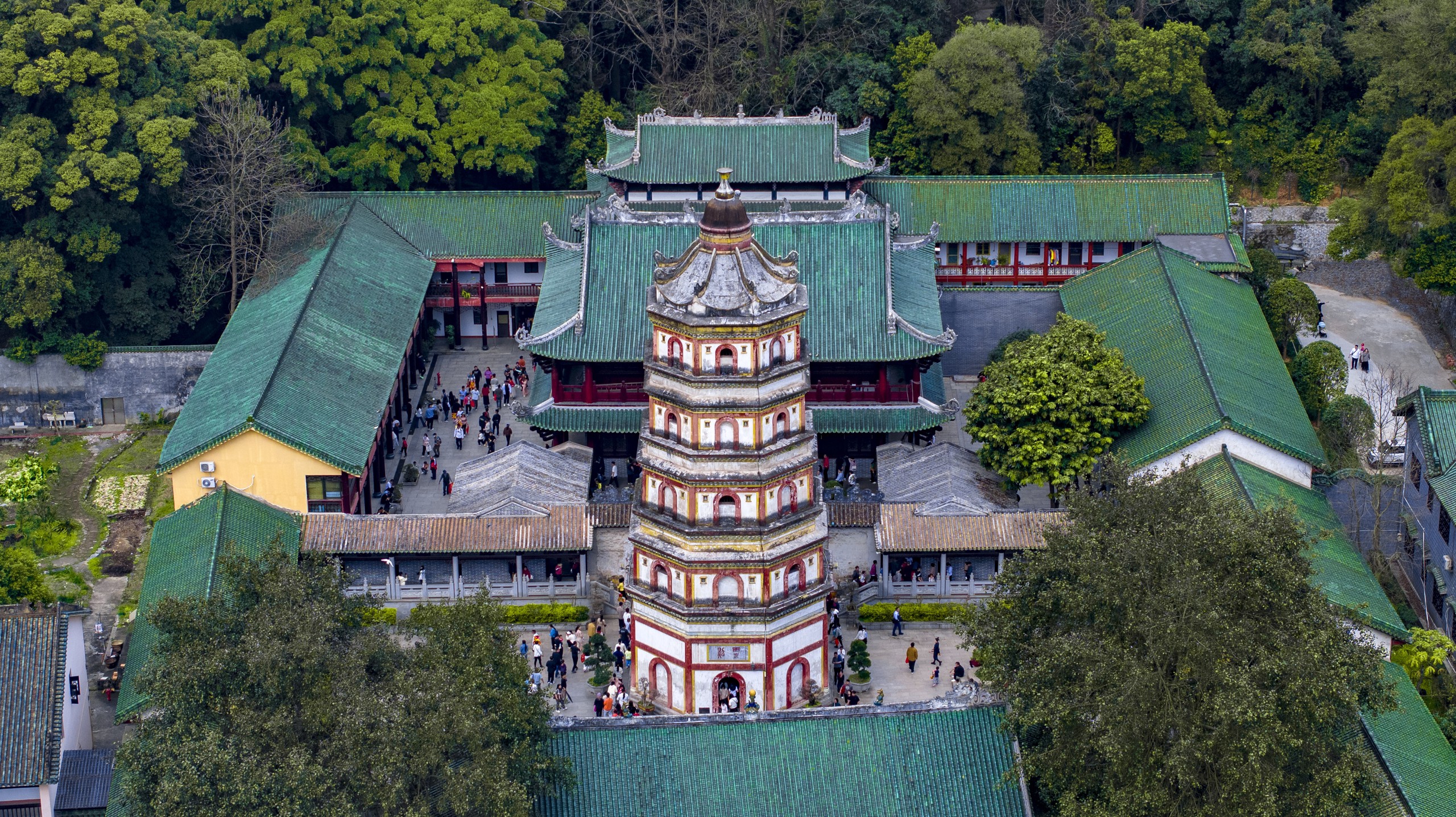 A scenic view of nanhua temple