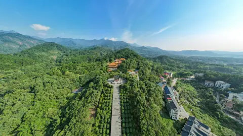 A scenic view of Nanyue Hengshan