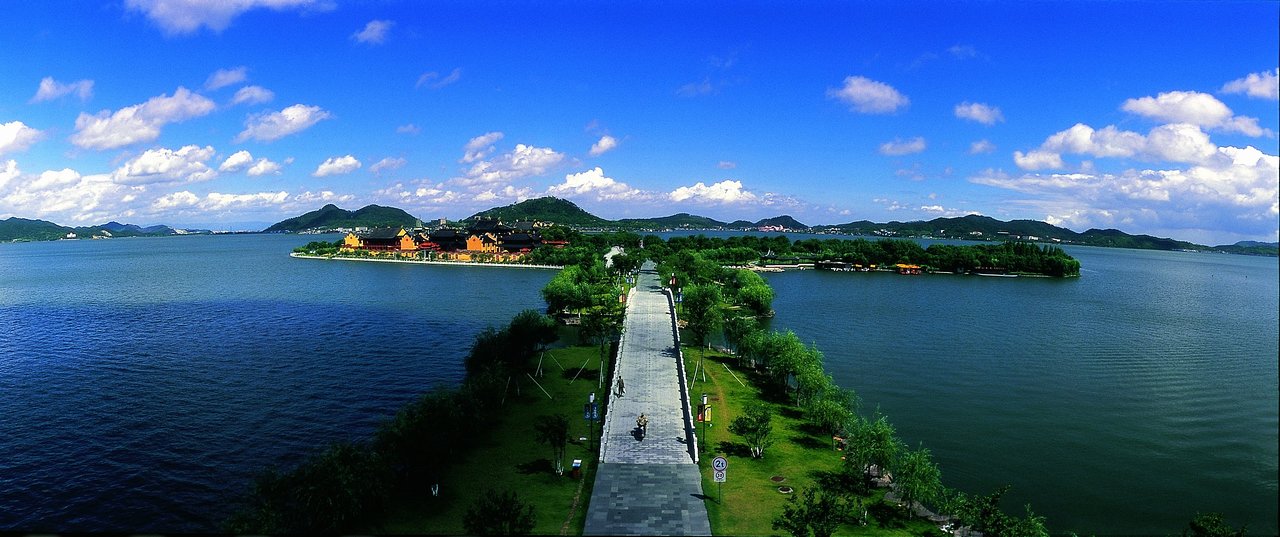 A scenic view of ningbo museum