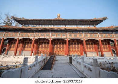 A scenic view of palace of the heavenly king