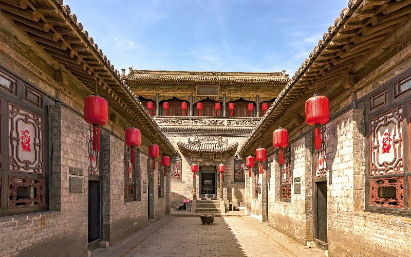 A scenic view of Qiao Family Compound