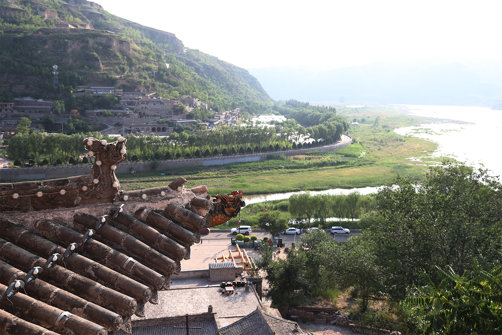 A scenic view of Qikou Ancient Town Of Wuqiang