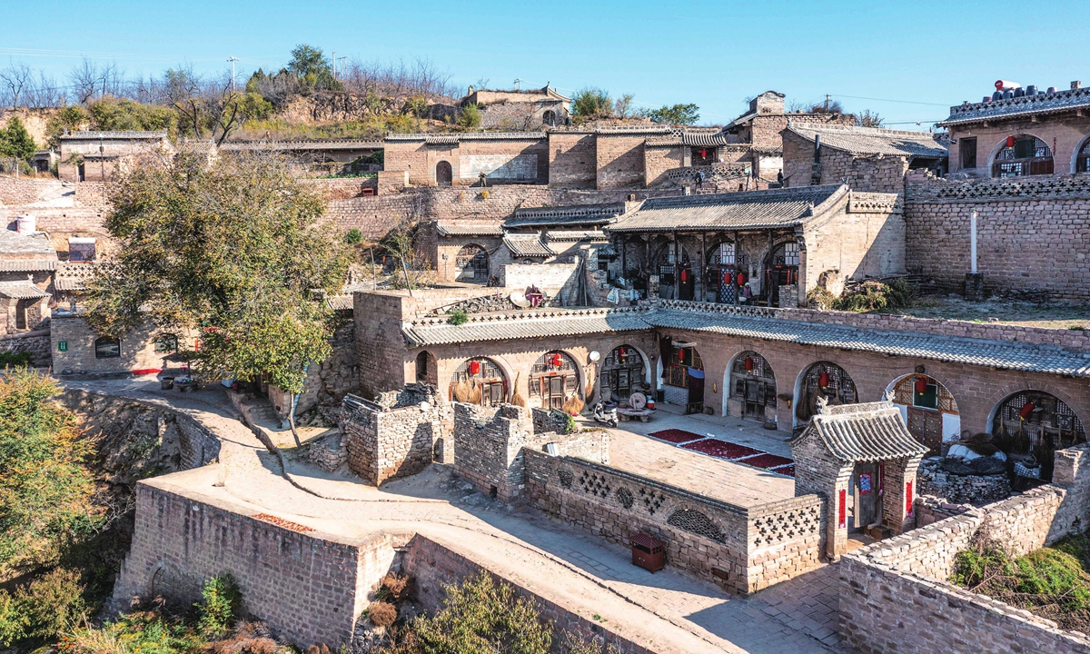 A scenic view of Qikou Ancient Town Of Wuqiang