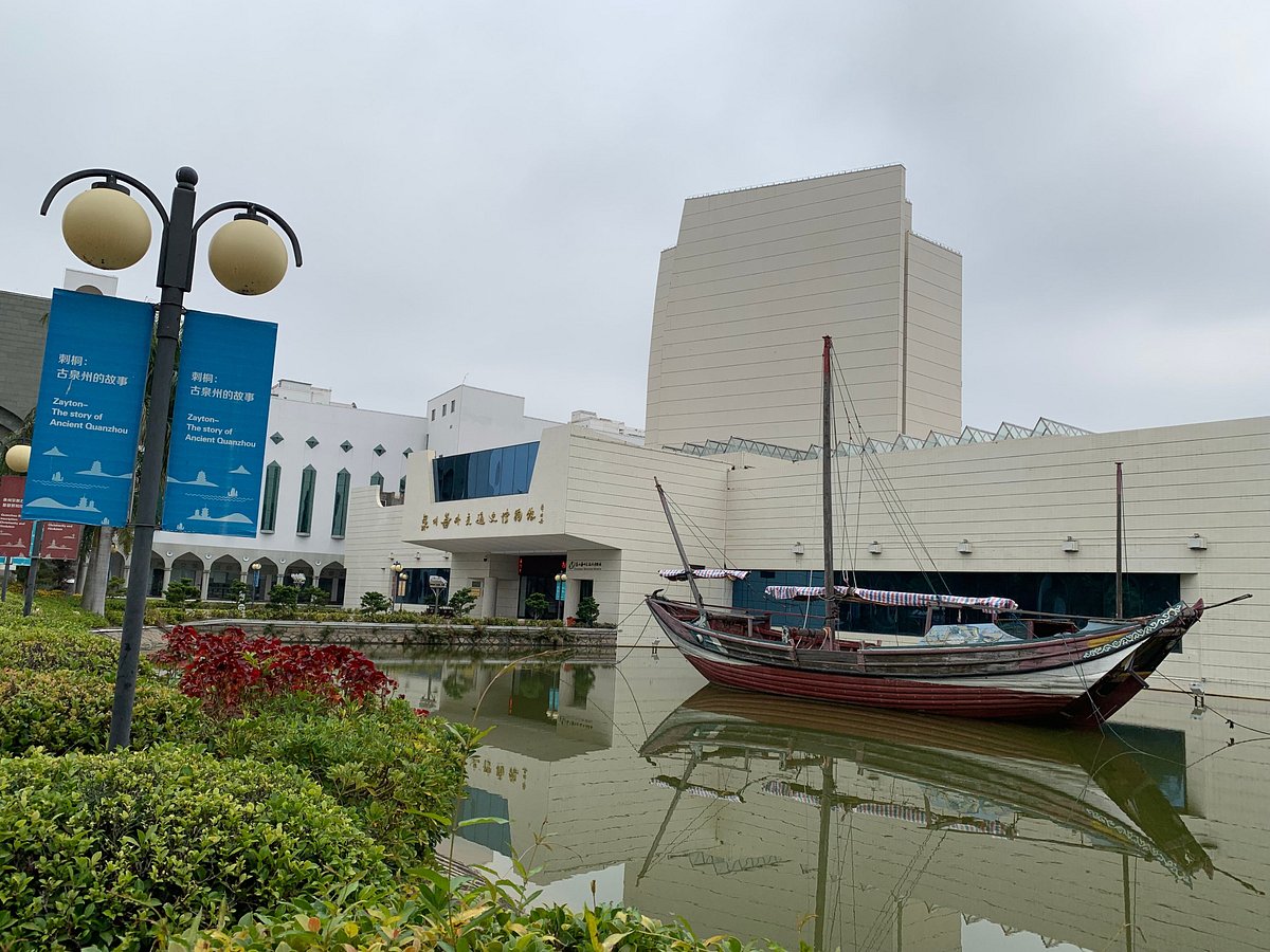 A scenic view of quanzhou maritime museum