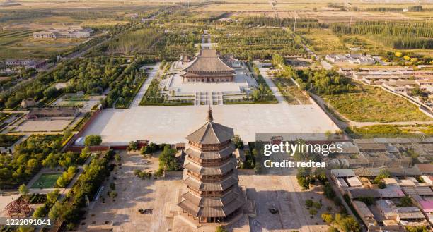 A scenic view of Sakyamuni Pagoda Of Fogong Temple