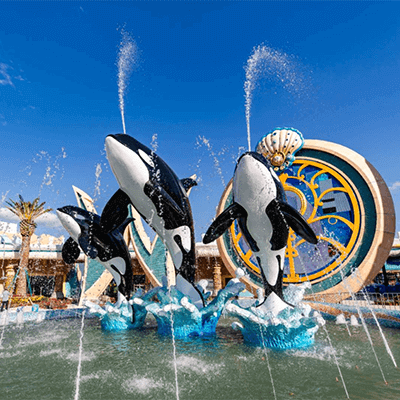 A scenic view of shanghai_haichang_ocean_park