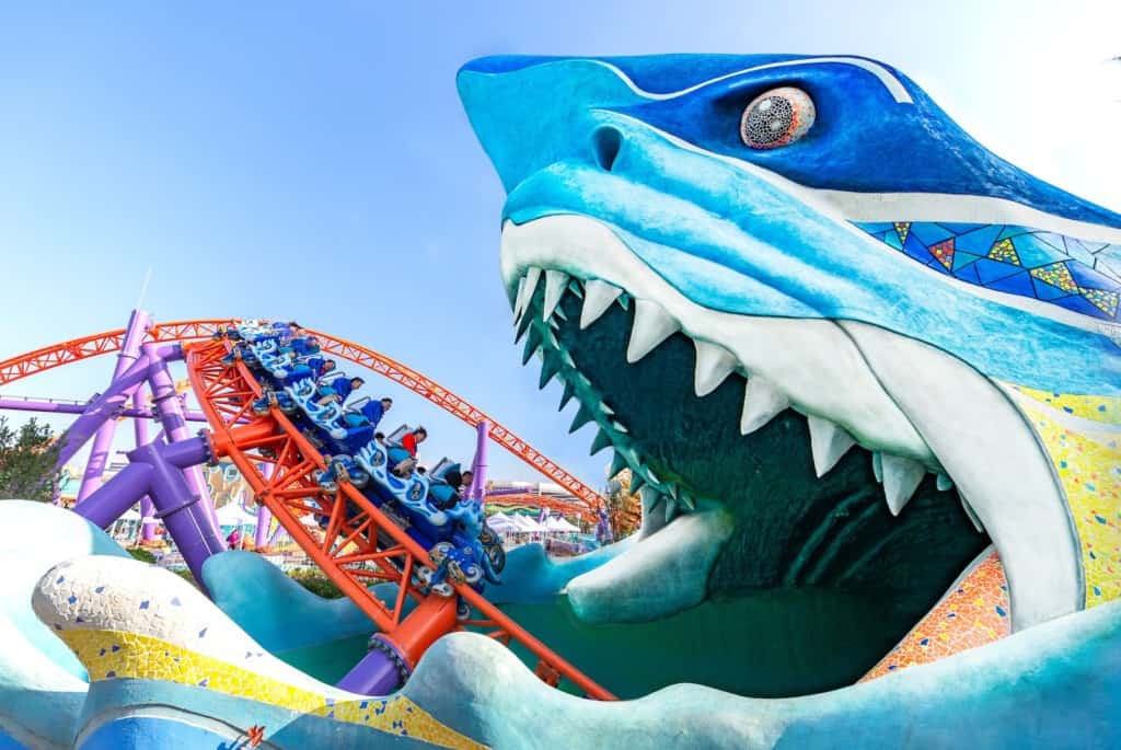 A scenic view of shanghai_haichang_ocean_park