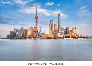 A scenic view of shanghai_tower