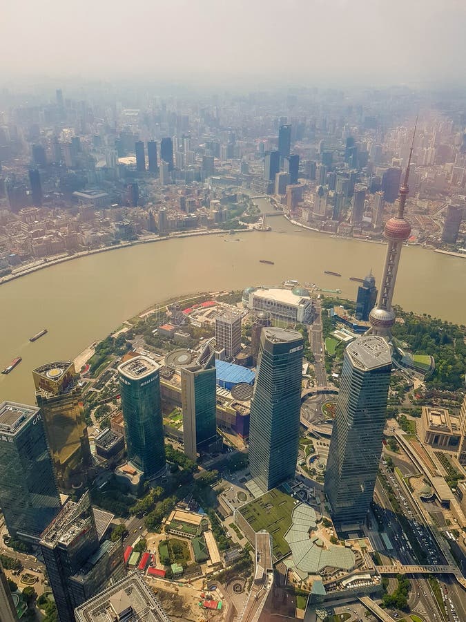 A scenic view of shanghai_tower