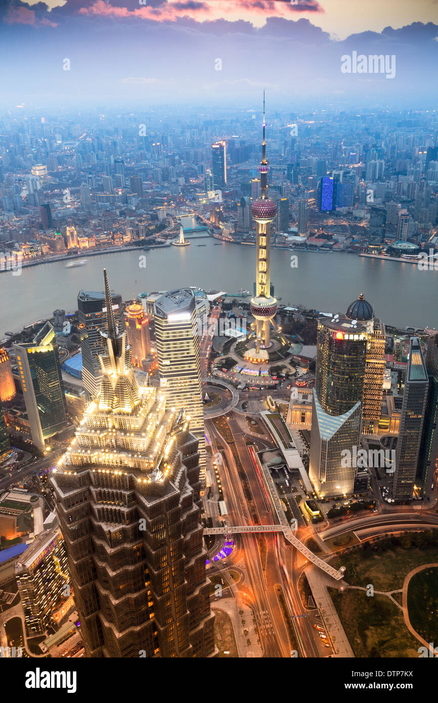 A scenic view of shanghai_world_financial_center_observatory