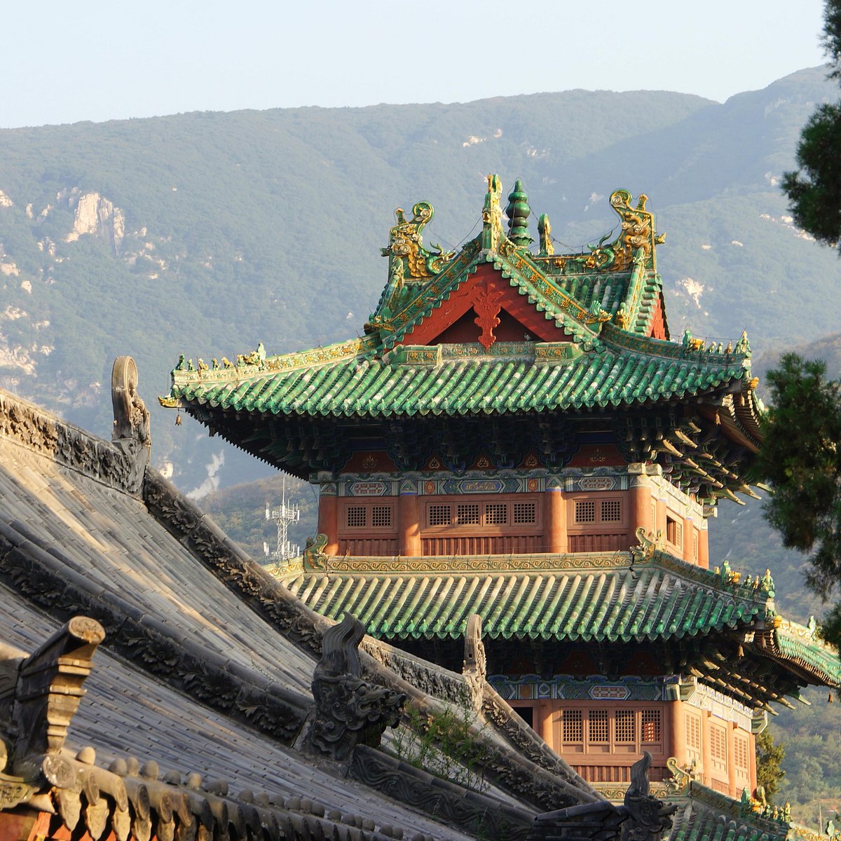 A scenic view of Shaolin Temple