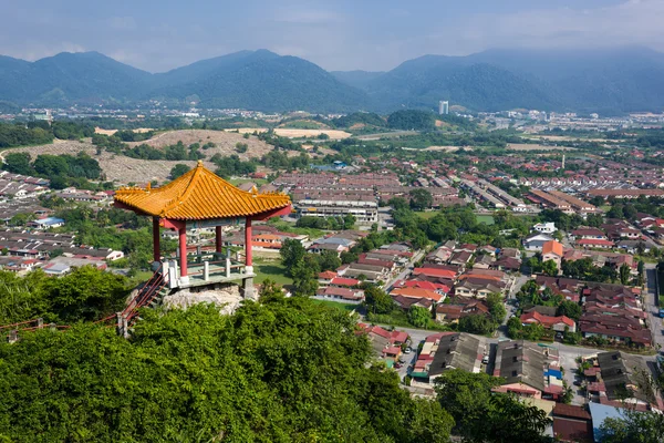 A scenic view of shibaozhai_fortress