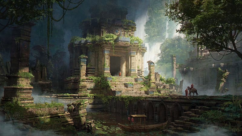 A scenic view of Shiyu Ruins