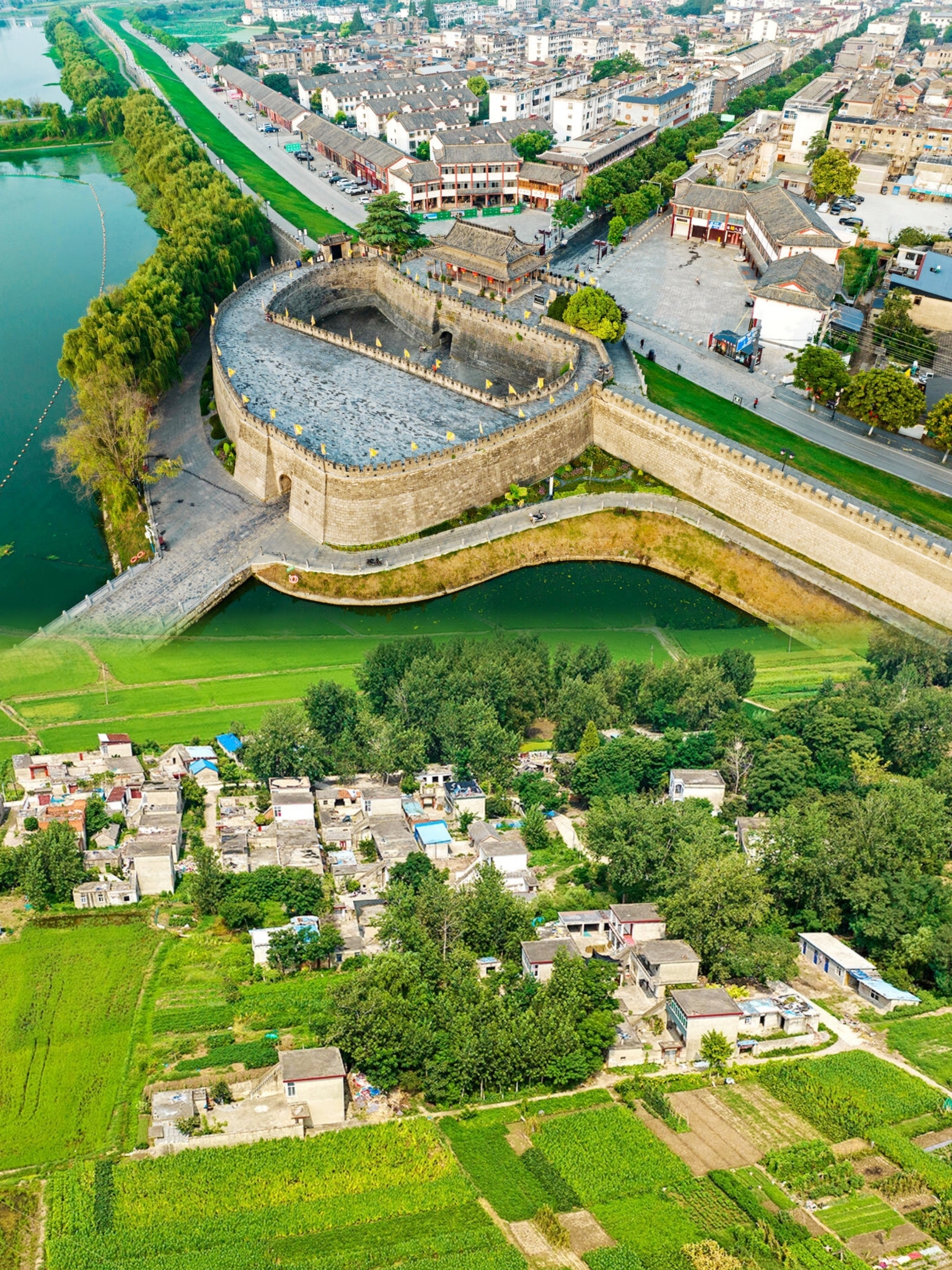 A scenic view of shouchun city site