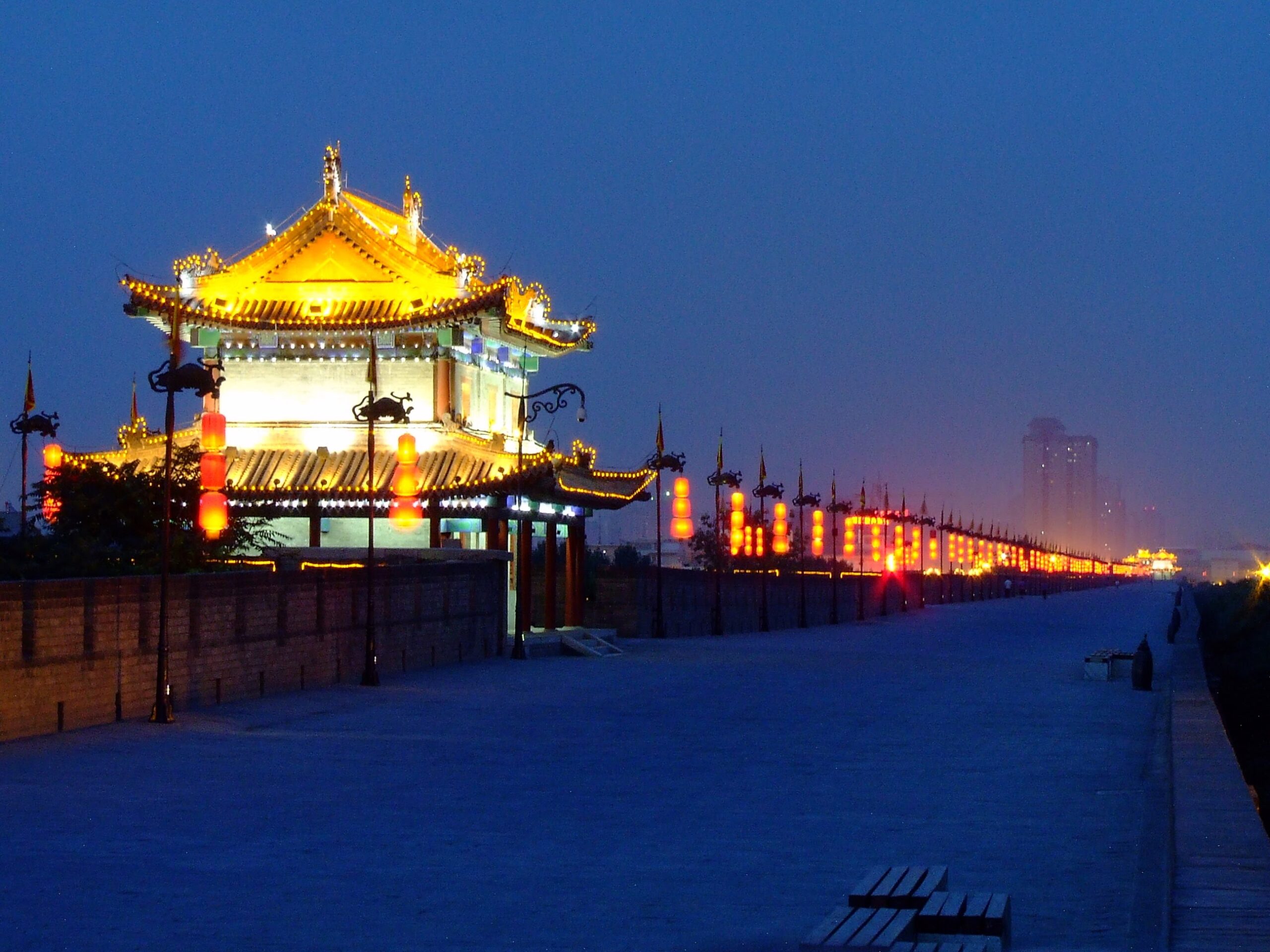 A scenic view of shouxian city wall