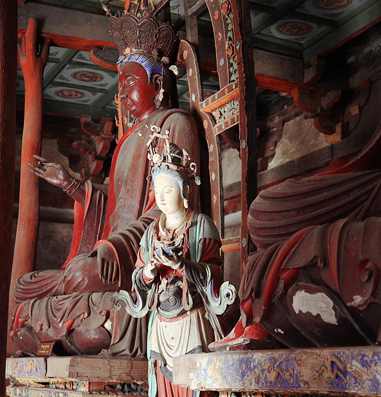 A scenic view of Shuanglin Temple
