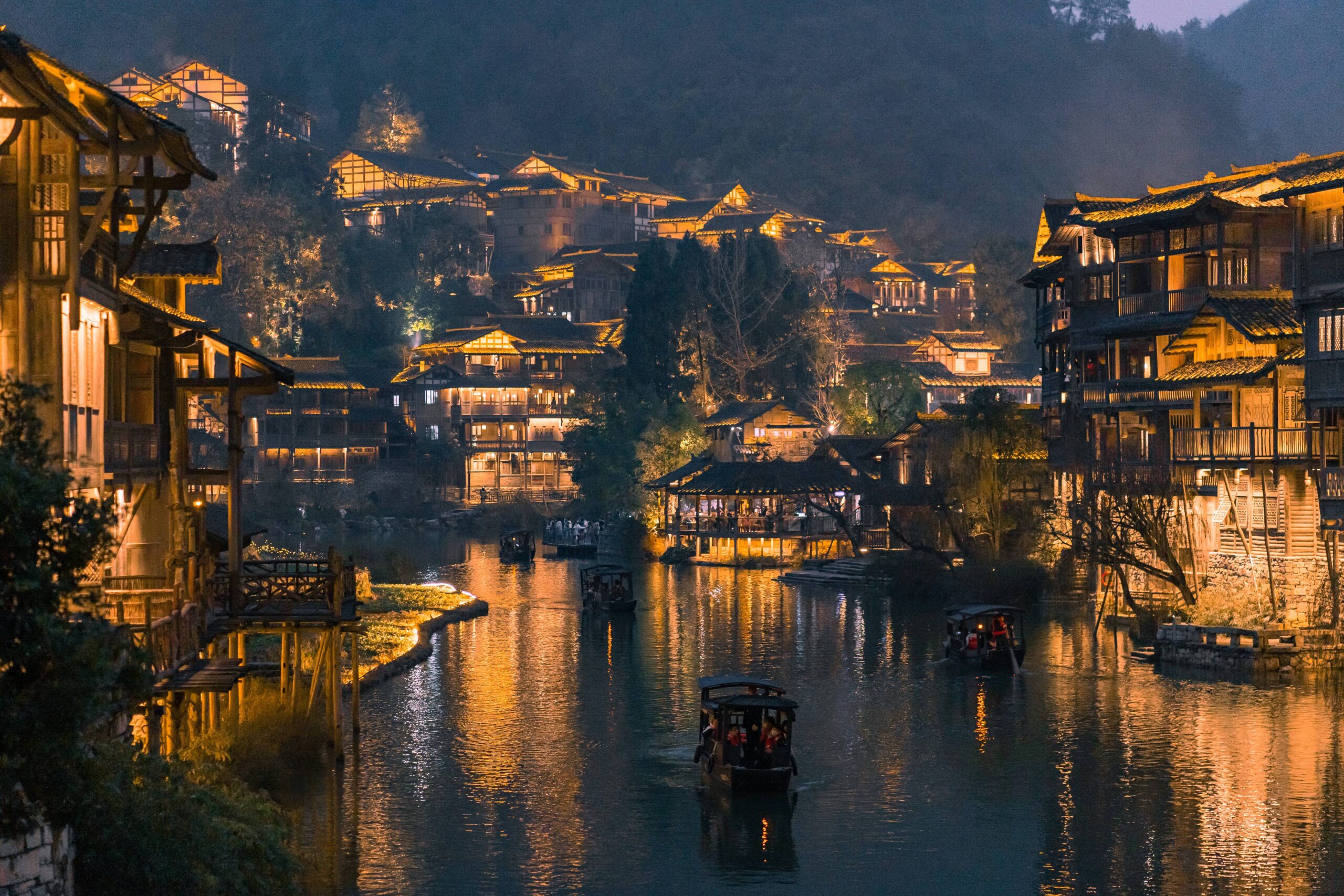 A scenic view of shuicheng_three_kingdoms_town_scenic_area