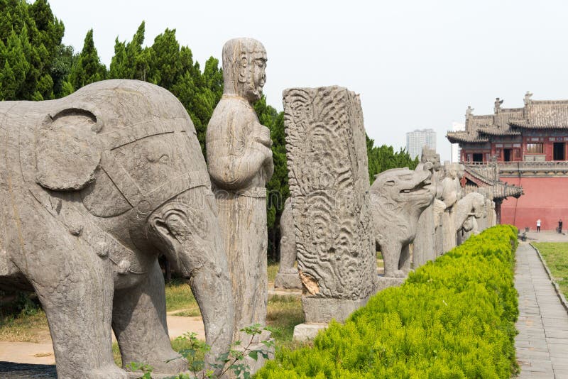 A scenic view of Song Dynasty Tombs