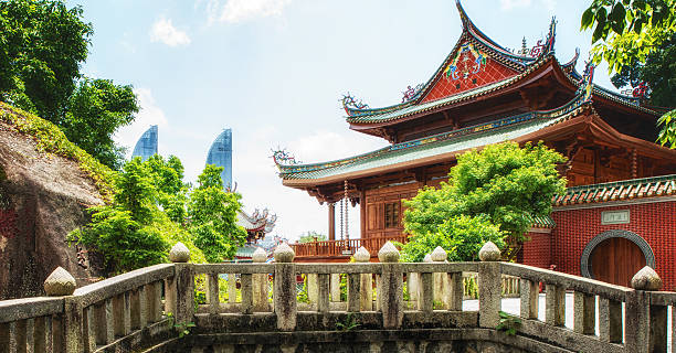 A scenic view of south putuo temple