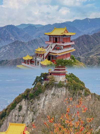 A scenic view of south_wutai_scenic_area