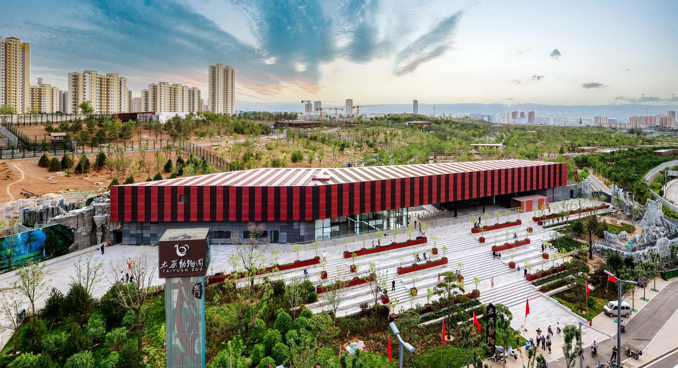 A scenic view of Taiyuan Zoo