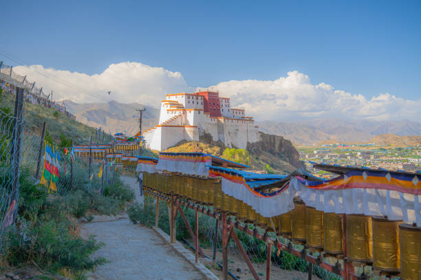 A scenic view of tashilhunpo monastery