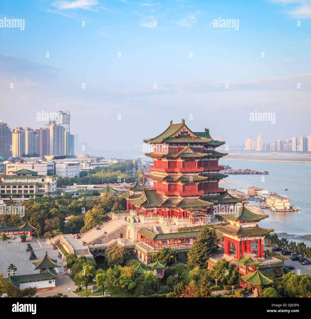 A scenic view of Tengwang Pavilion