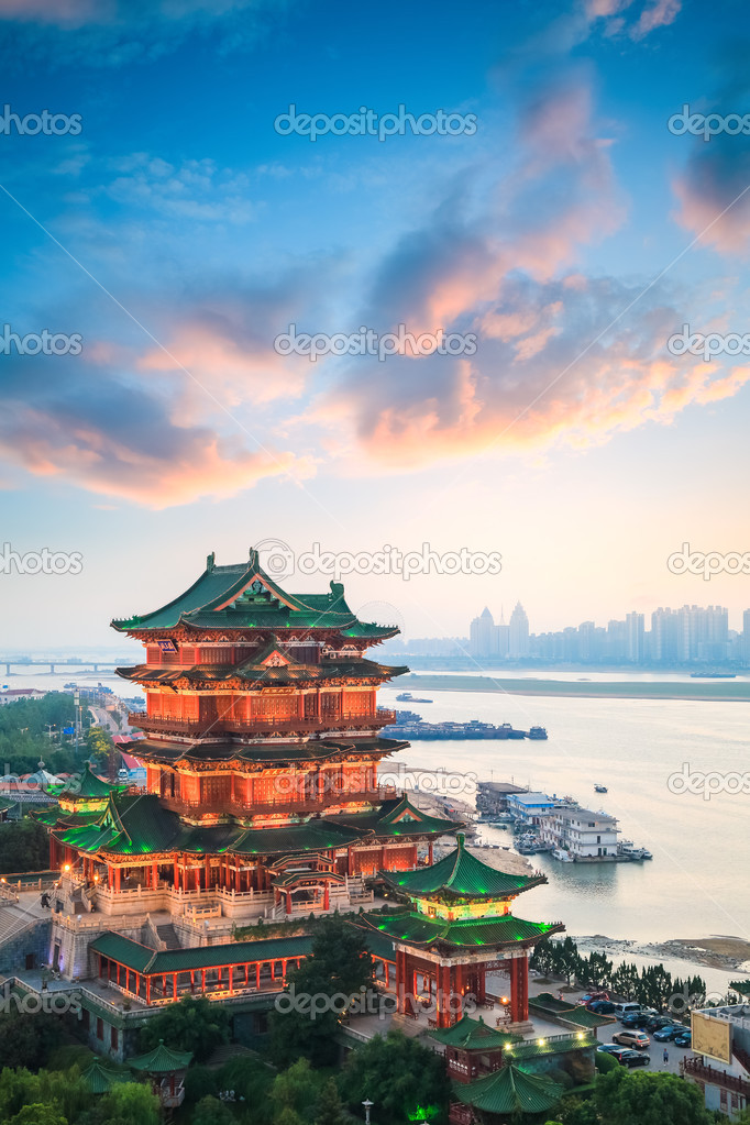 A scenic view of Tengwang Pavilion