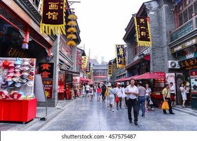 A scenic view of tianjin_ancient_culture_street