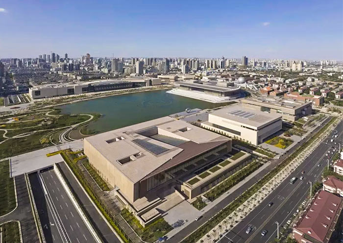 A scenic view of tianjin_museum