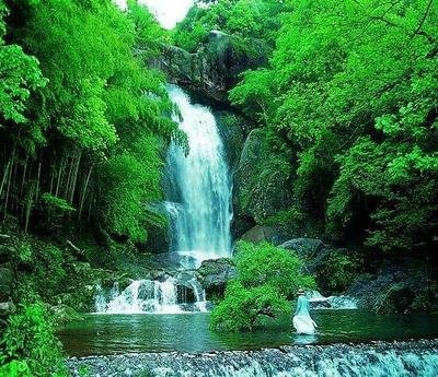 A scenic view of Tiantai An