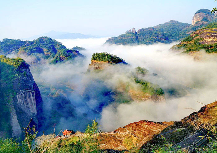 A scenic view of tianyou peak