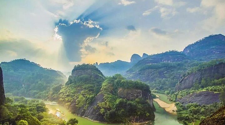 A scenic view of tianyou peak