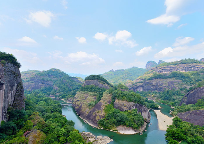 A scenic view of tianyou peak