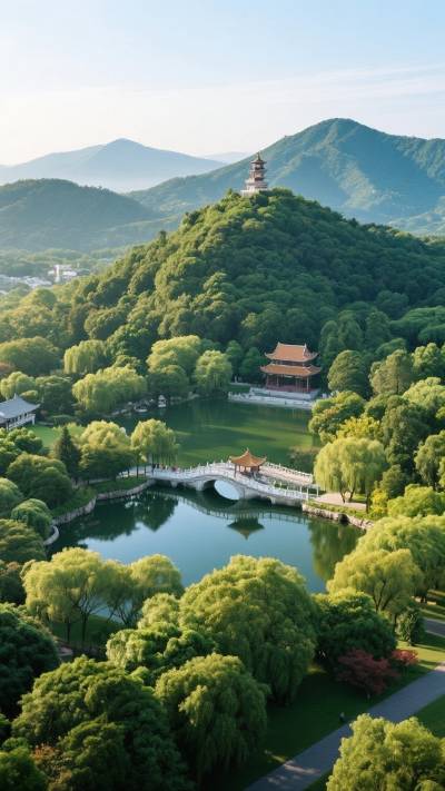 A scenic view of Wahuang Palace