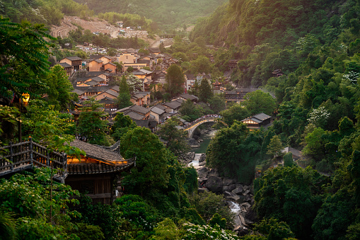 A scenic view of Wangxian Valley