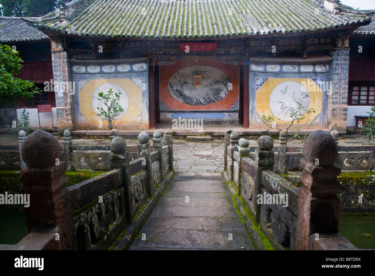 A scenic view of weibaoshan taoist temple
