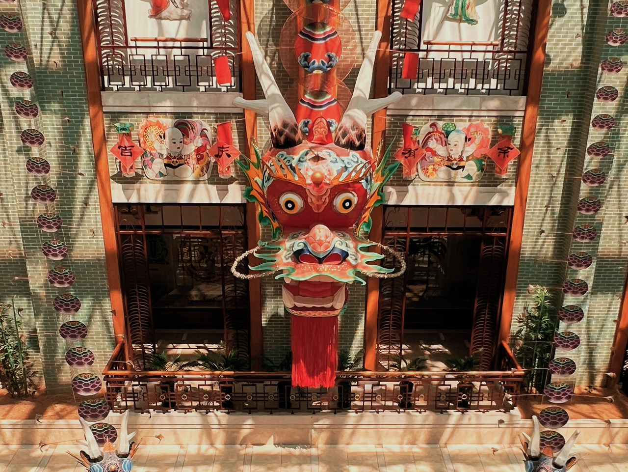A scenic view of Weifang World Kite Museum