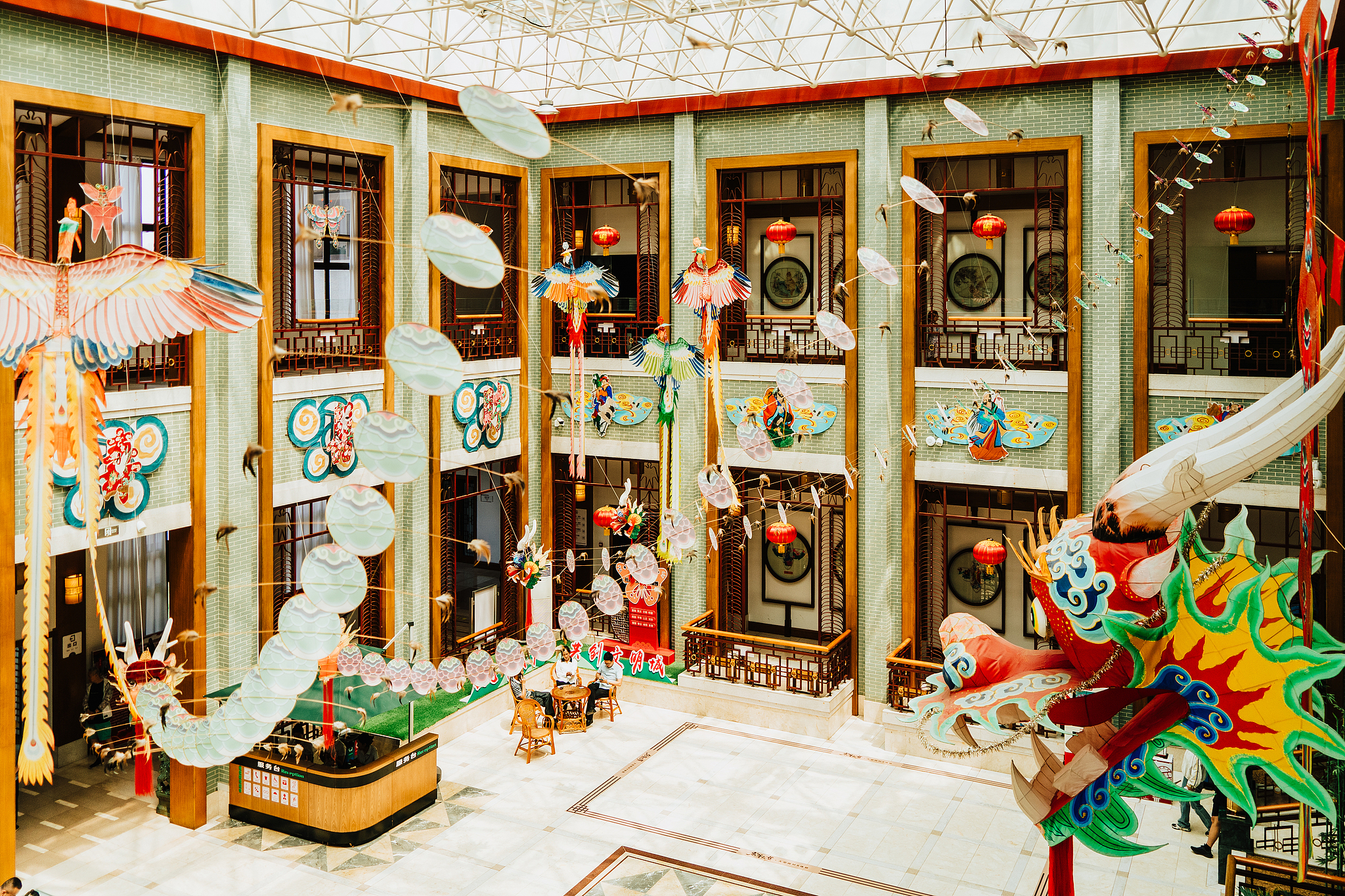 A scenic view of Weifang World Kite Museum