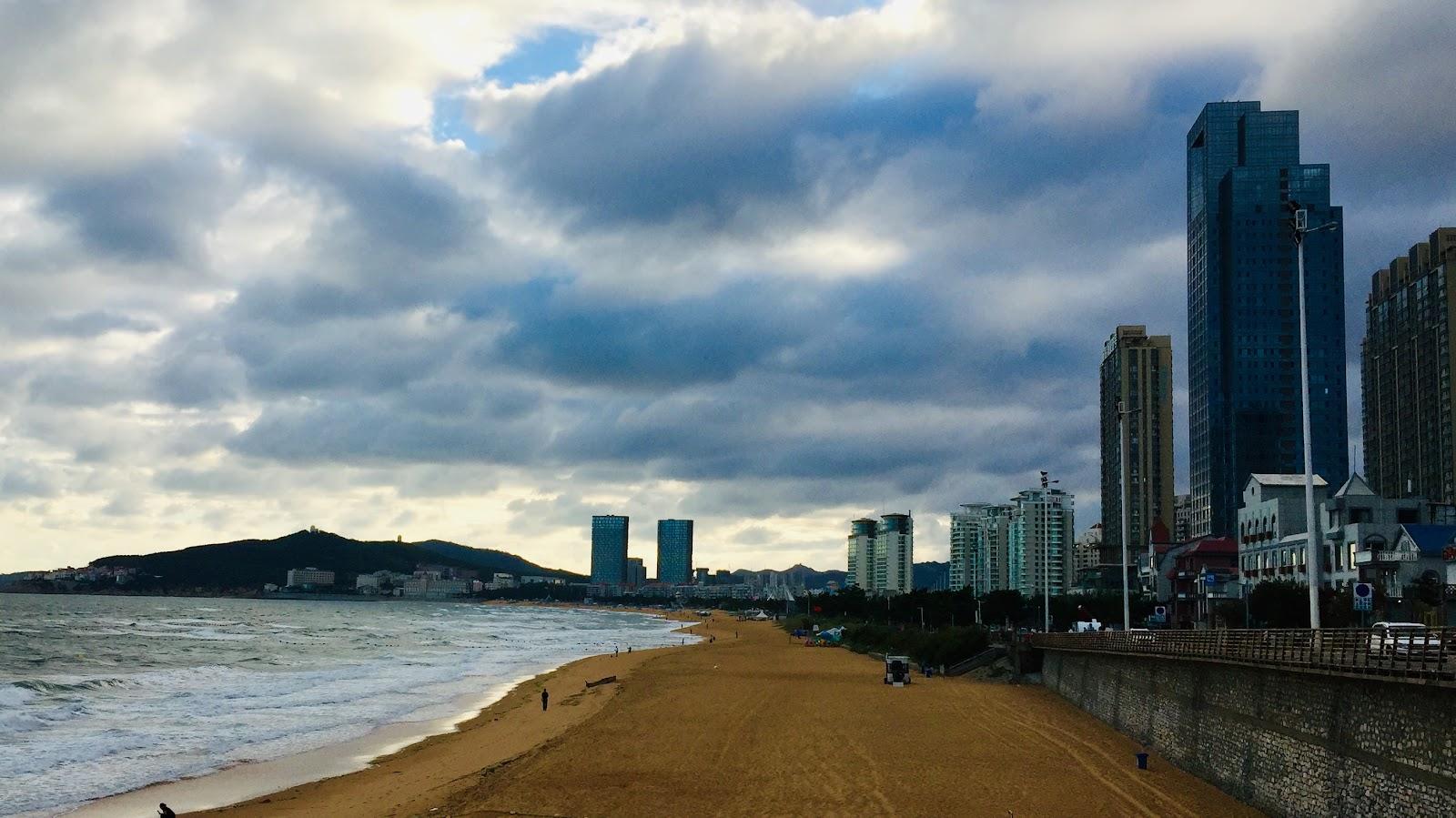 A scenic view of Weihai International Bathing Beach