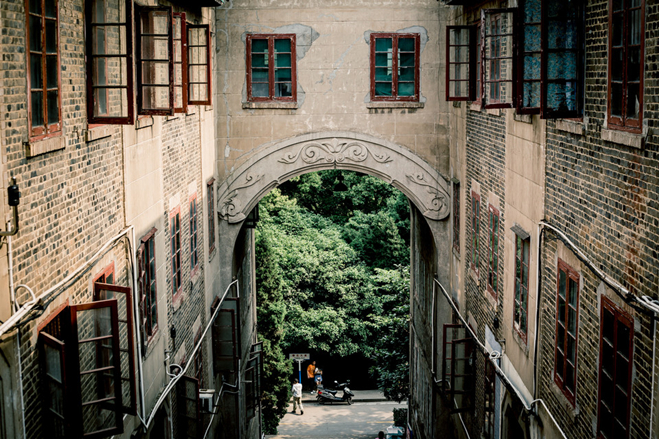 A scenic view of Wuhan University Early Buildings