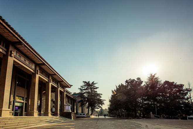 A scenic view of Wuhan University Early Buildings