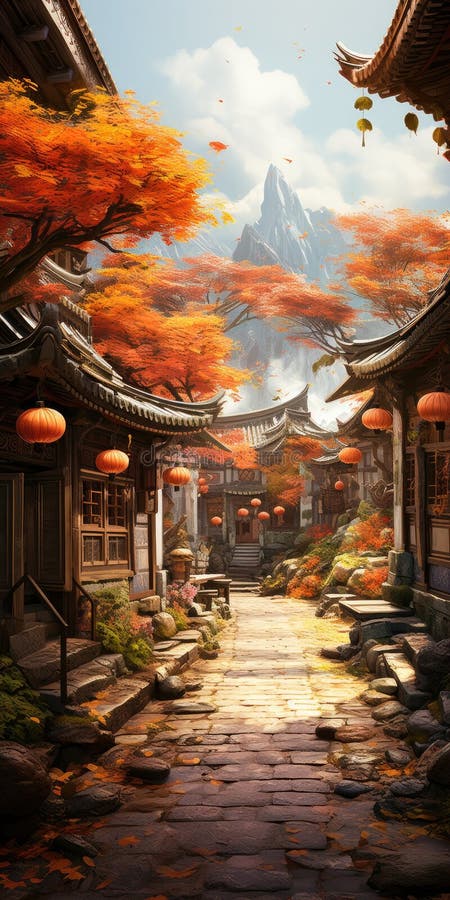 A scenic view of wutun_temple