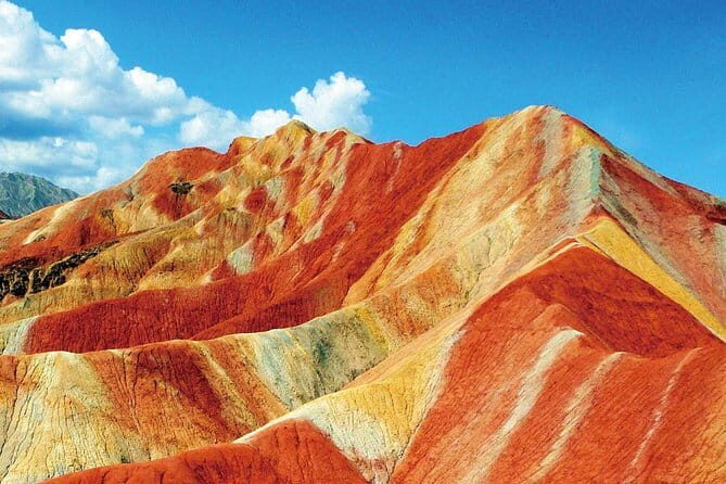 A scenic view of wuwei tianti mountain