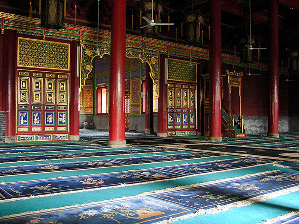 A scenic view of xian_great_mosque