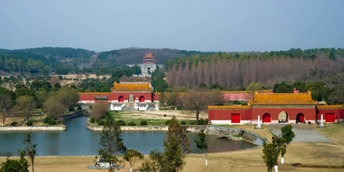 A scenic view of Xianling Mausoleum Heritage