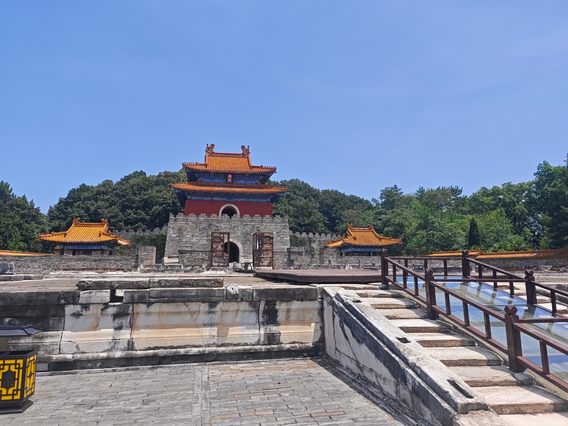 A scenic view of Xianling Mausoleum Heritage